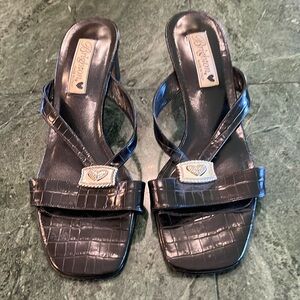 Brighton Torino croc leather